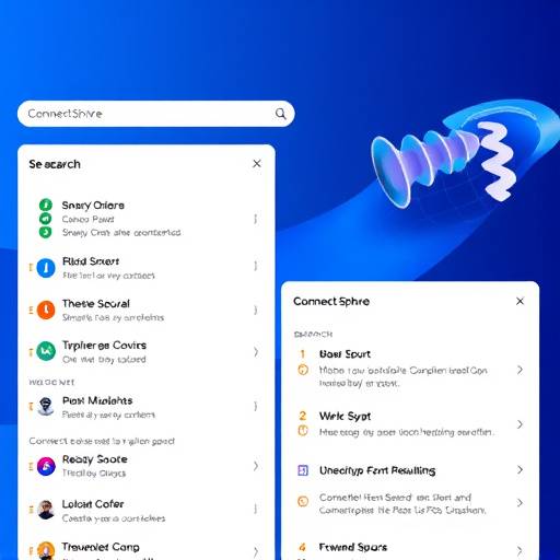 ConnectSphere Teams smart search interface